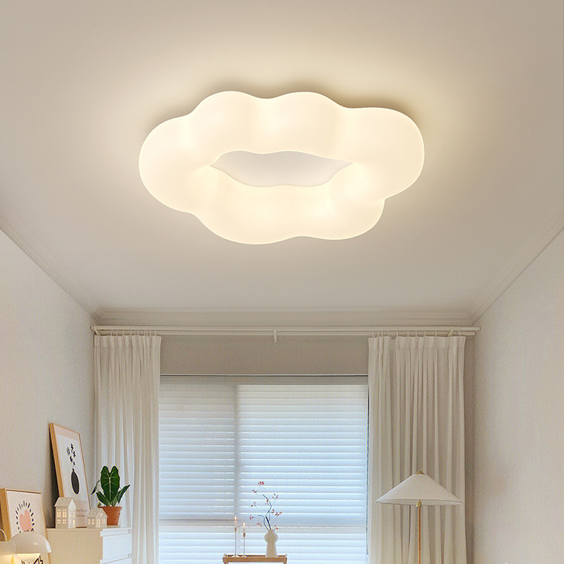 Baby Nursery Ceiling Light - เด็กห้องนอนโคมไฟเพดาน LED สีขาว Cloud Light WARM