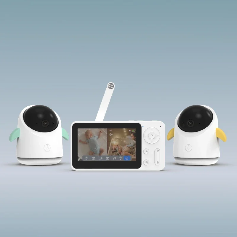 Baby Nursery Videos - กล้องสำหรับเด็ก กล้องสำหรับสถานรับเลี้ยงเด็กพร้อมอินเตอร์คอม เหมาะสำหรับทุกเพศ ระบบวิดีโอสำหรับเด็ก ความละเอียด 1080p