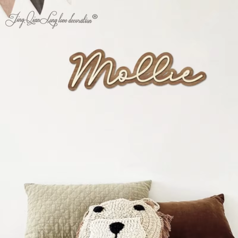 Baby Nursery Modern - ป้ายชื่อไม้ที่กําหนดเองสําหรับตกแต่งสถานรับเลี้ยงเด็ก, ป้ายชื่อเด็กชนบท