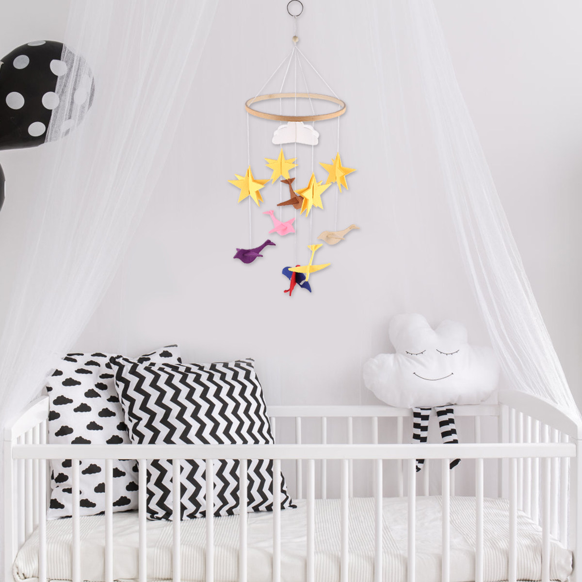 ของตกแต่งแขวนเปลเด็ก 1 ชิ้น โม - Baby Nursery Girl บทวิจารณ์และราคา
