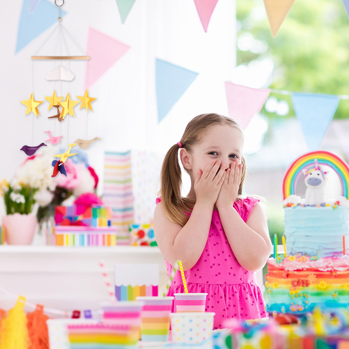 ของตกแต่งแขวนเปลเด็ก 1 ชิ้น โม - Baby Nursery Girl บทวิจารณ์และราคา