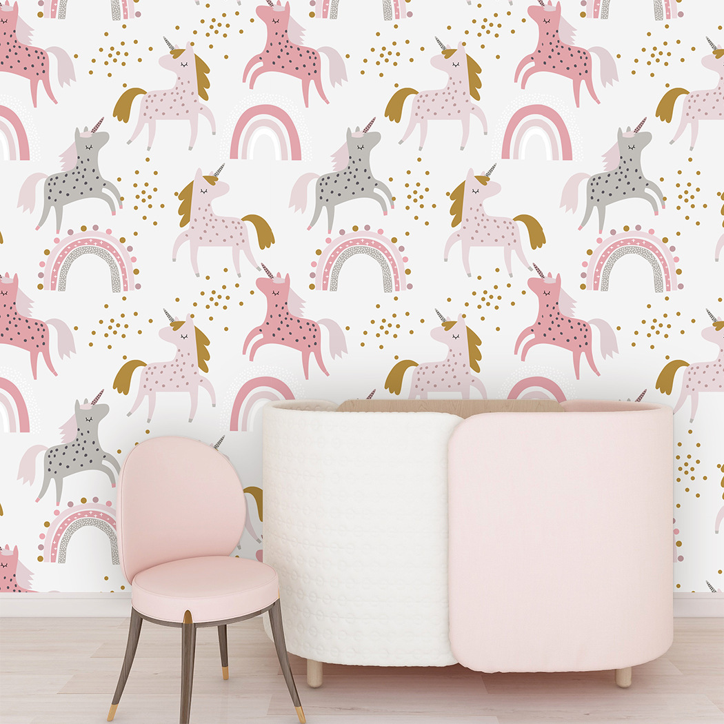 เนอสเซอรี่วอลล์เปเปอร์เด็กทารก - Baby Nursery Jungle Animals บทวิจารณ์และราคา