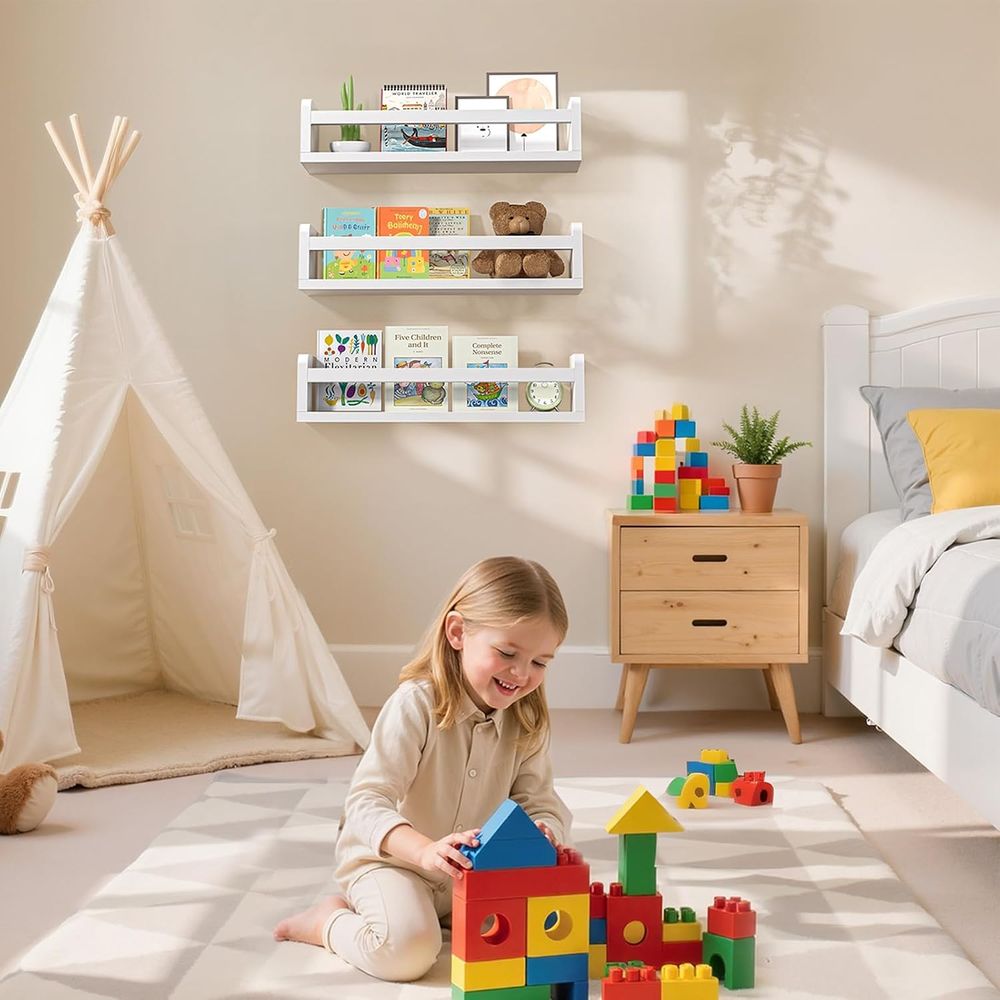ชุดชั้นวางหนังสือเด็กและทารกสี - Baby Nursery Bookshelf บทวิจารณ์และราคา