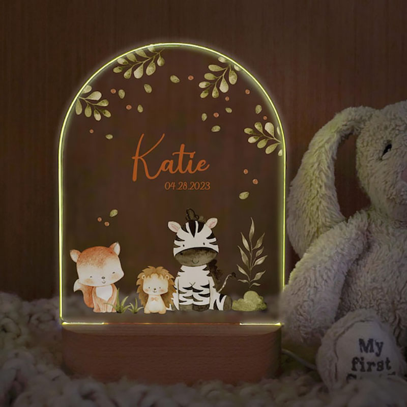 CUSTOM ชื่อ Baby Night Light ก - Baby Nursery Girl บทวิจารณ์และราคา