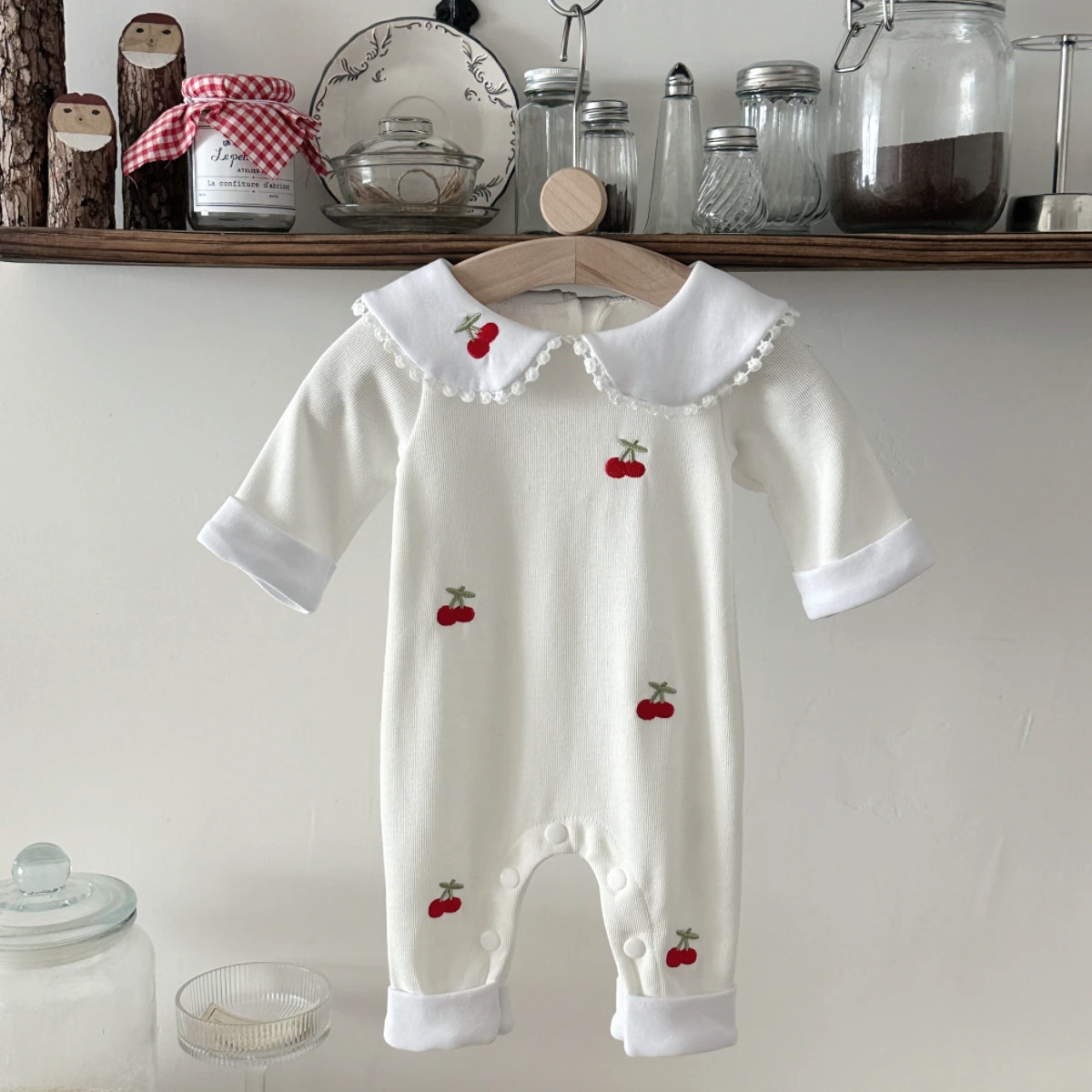 ชุดรอมเปอร์เด็กปักลายเชอร์รี่ห - Baby Nursery Embroidery บทวิจารณ์และราคา