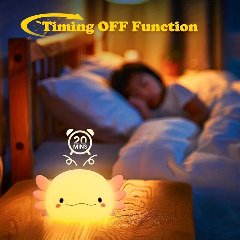 โคมไฟรูปตัวอ็อกโซโลตล์น่ารัก ไ - Baby Nursery Night Light บทวิจารณ์และราคา