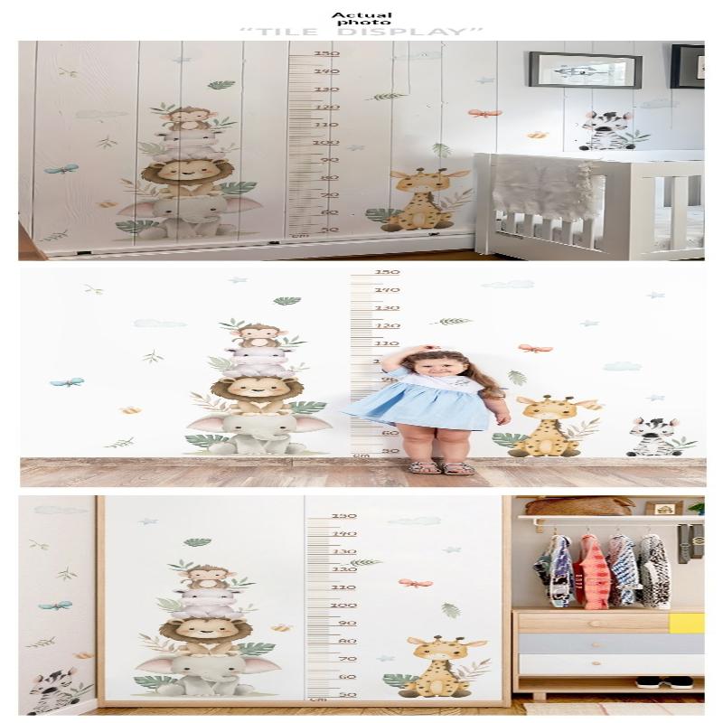 สติกเกอร์แผนภูมิการเจริญเติบโต - Baby Nursery Jungle Animals บทวิจารณ์และราคา