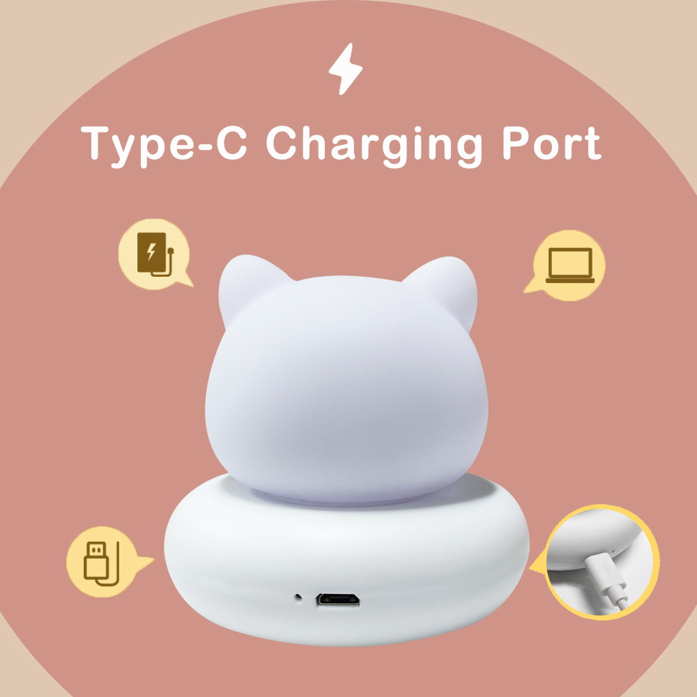 ไฟกลางคืน LED รูปแมว 3 ระดับคว - Baby Nursery Night Light บทวิจารณ์และราคา