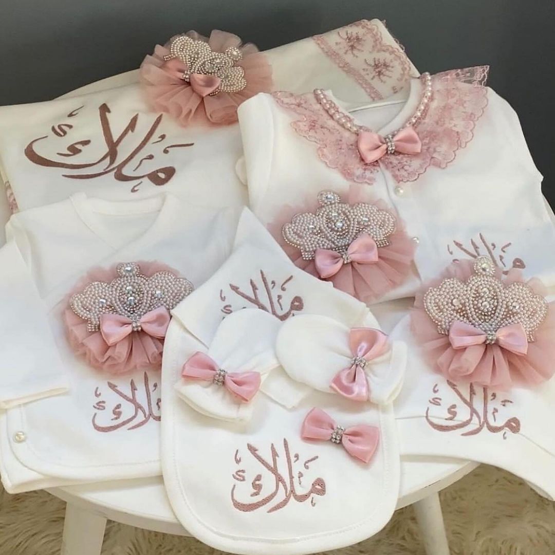 Dollbling 5 ชิ้นทารกแรกเกิดยิน - Baby Nursery Embroidery บทวิจารณ์และราคา