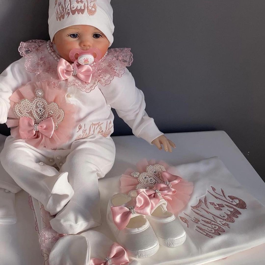 Dollbling 5 ชิ้นทารกแรกเกิดยิน - Baby Nursery Embroidery บทวิจารณ์และราคา