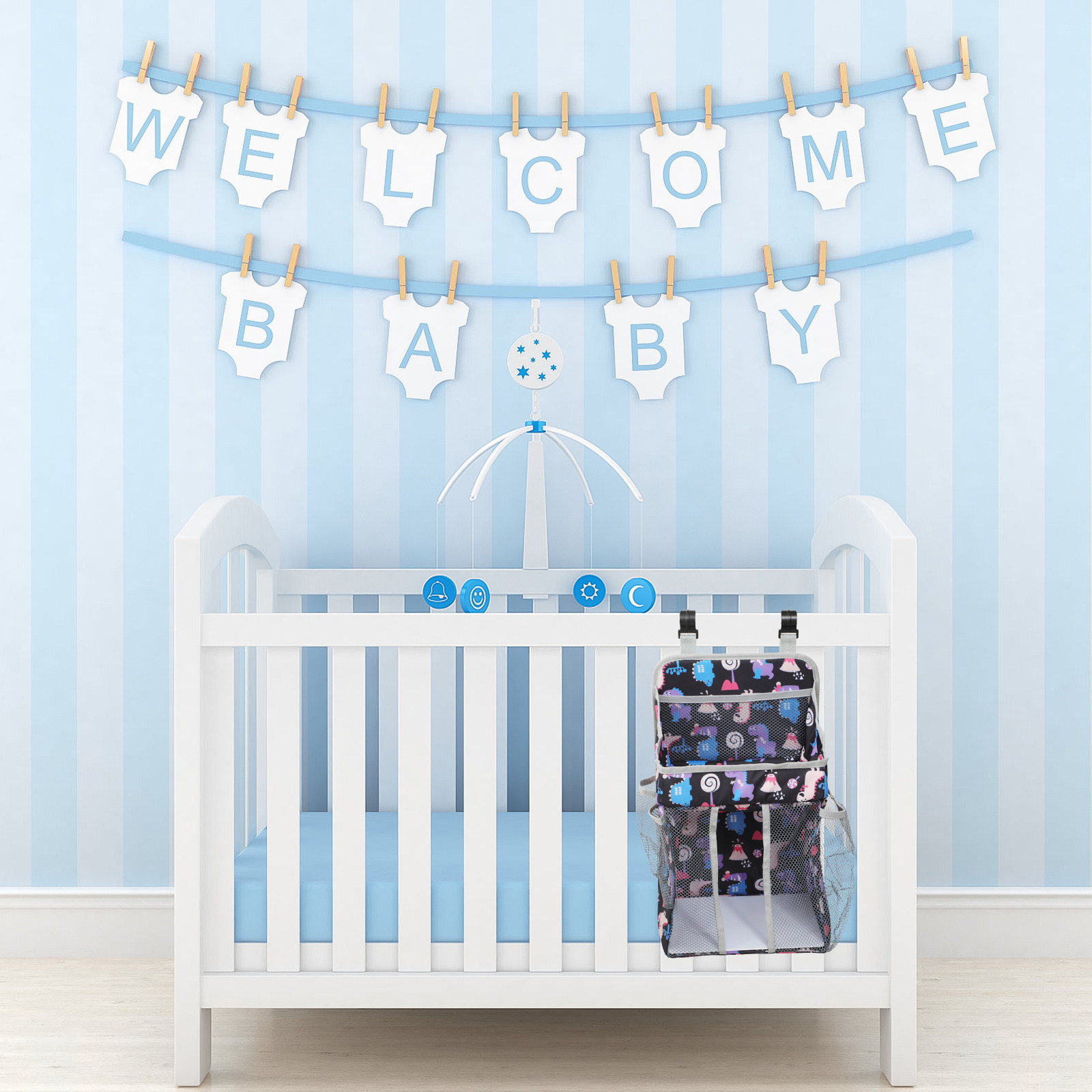 กระเป๋าใส่ผ้าอ้อม ที่เก็บของใน - Baby Nursery Package บทวิจารณ์และราคา