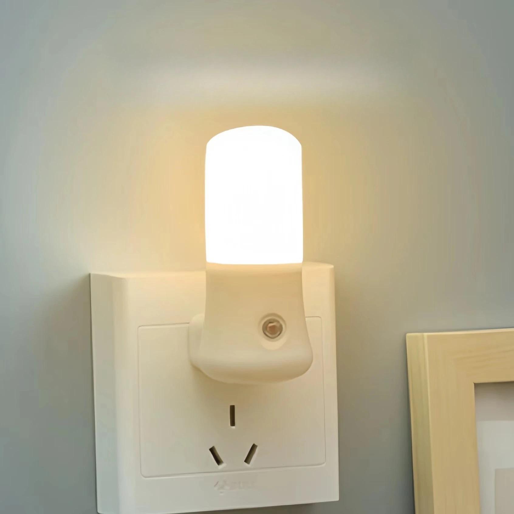 LED Night Light สีขาว EU/USPUS - Baby Nursery Night Light บทวิจารณ์และราคา