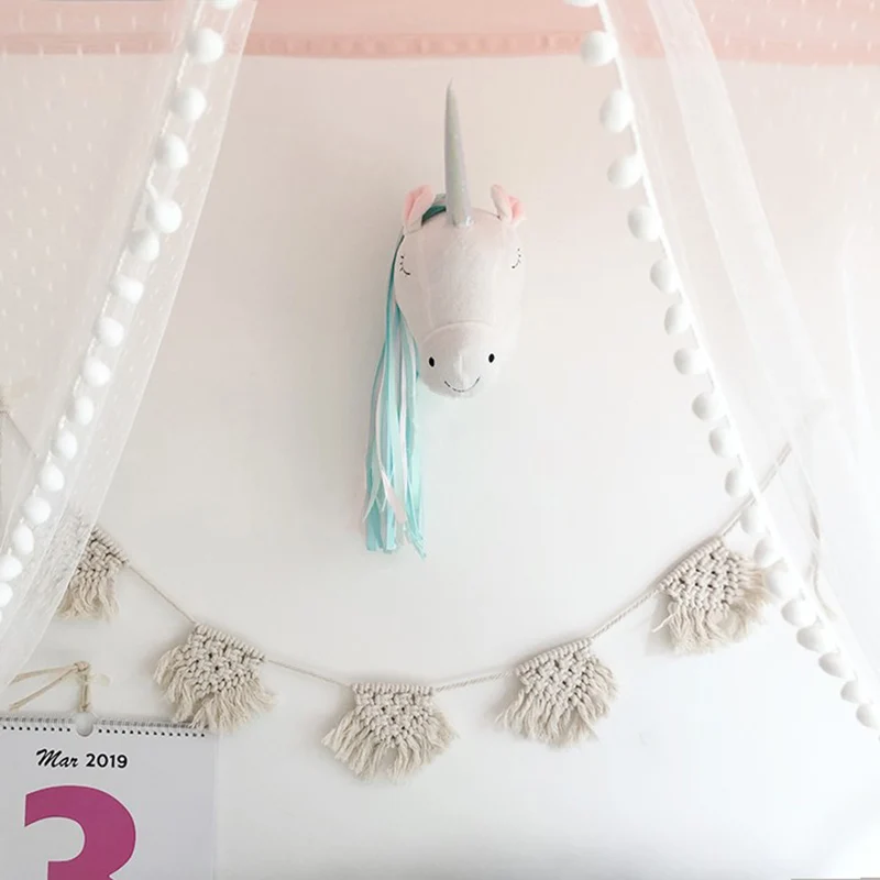 หัวตุ๊กตายูนิคอร์นสำหรับตกแต่ง - Baby Nursery Girl บทวิจารณ์และราคา