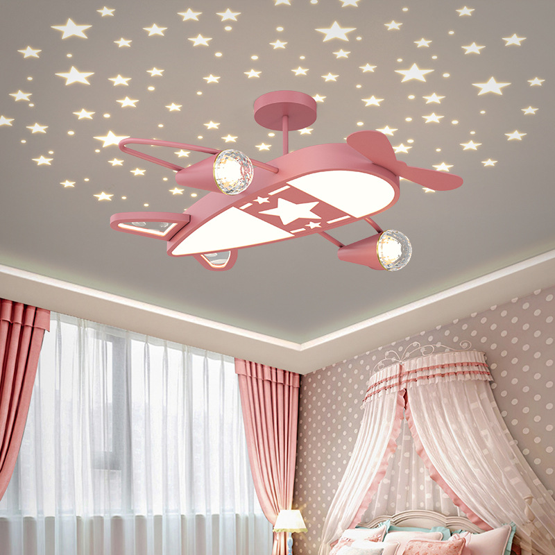 Starry Sky เครื่องบินโรแมนติกเ - Baby Nursery Ceiling Light บทวิจารณ์และราคา