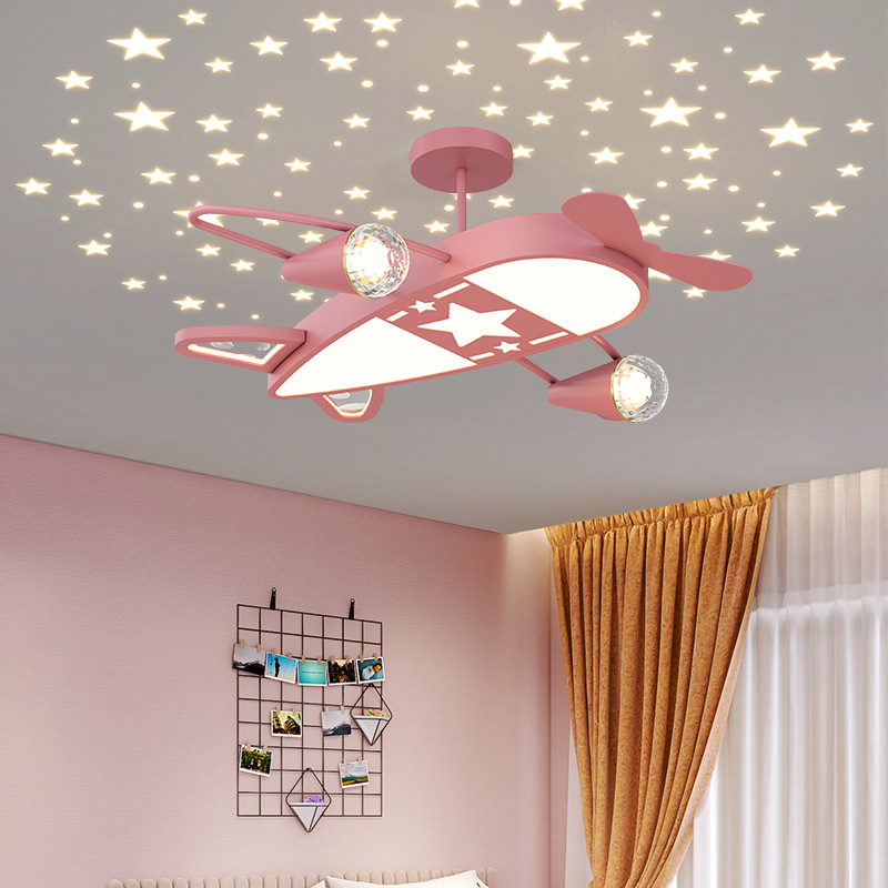 Starry Sky เครื่องบินโรแมนติกเ - Baby Nursery Ceiling Light บทวิจารณ์และราคา