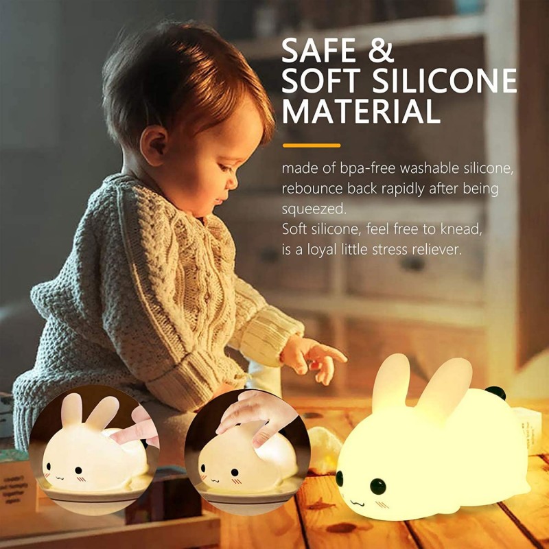 LED Rabbit Night Light รีโมทคอ - Baby Nursery Night Light บทวิจารณ์และราคา