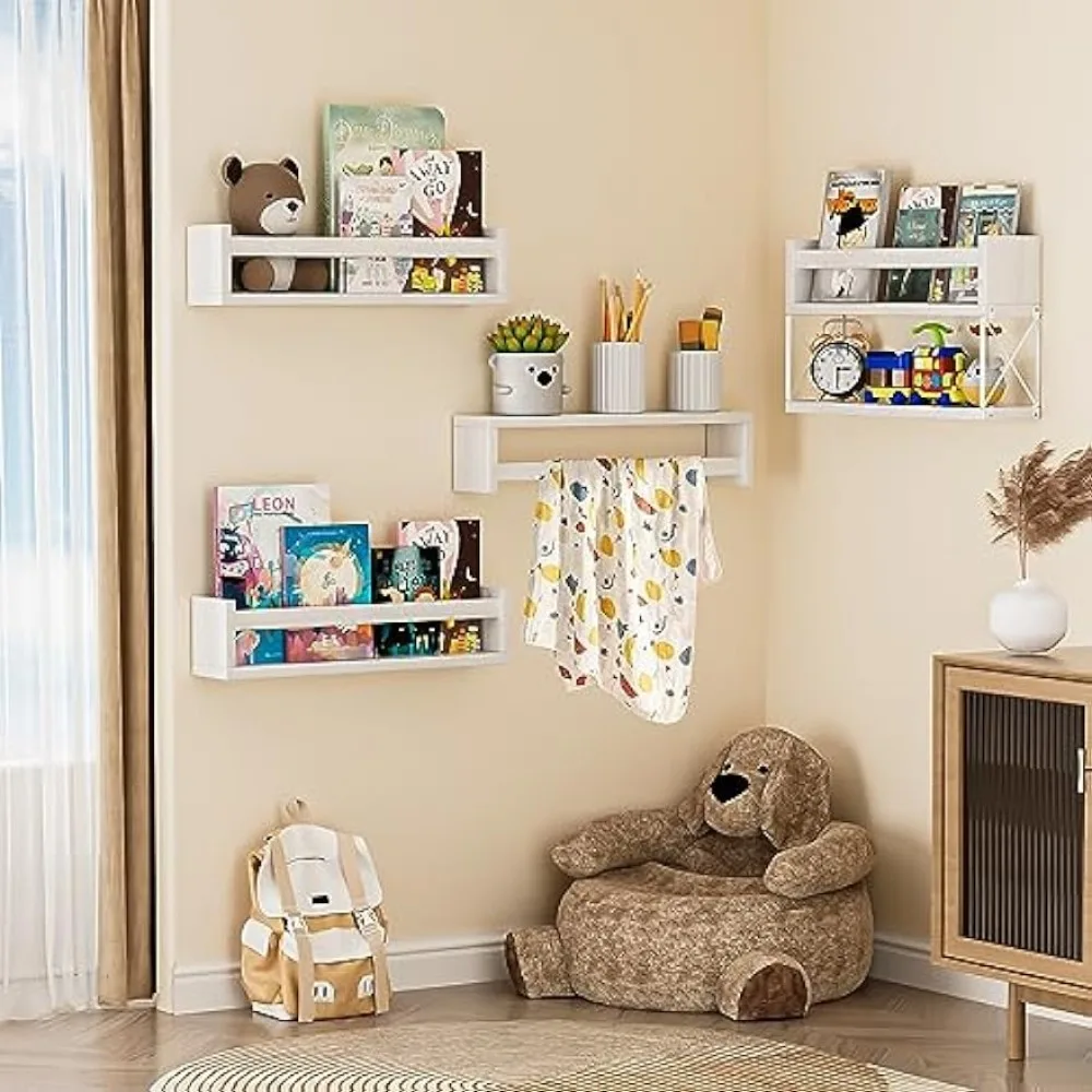 ชั้นวางหนังสือเด็ก QimCoor ชุด - Baby Nursery Bookshelf บทวิจารณ์และราคา