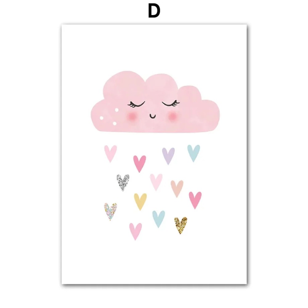 สีชมพูยูนิคอร์นกระต่ายสายรุ้งเ - Baby Nursery Girl บทวิจารณ์และราคา