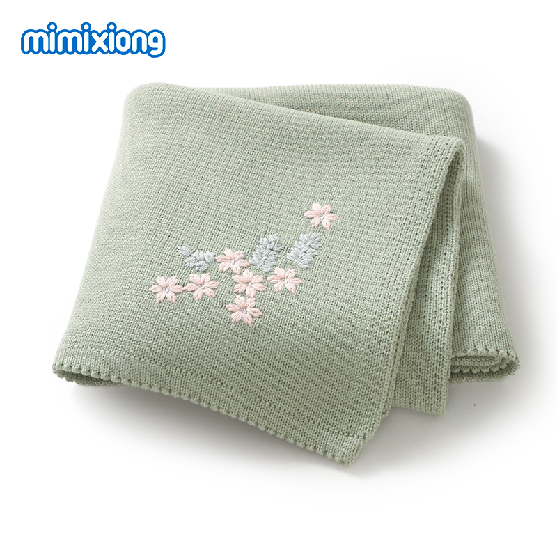 แฟชั่นดอกไม้ปักผ้าห่มเด็ก 90*7 - Baby Nursery Embroidery บทวิจารณ์และราคา