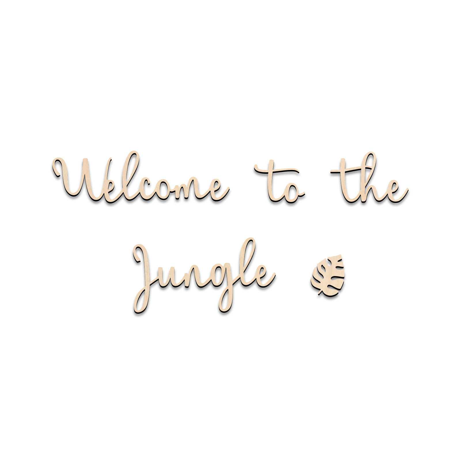 ป้ายไม้ต้อนรับสู่ป่า - ของตกแต - Baby Nursery Jungle Animals บทวิจารณ์และราคา