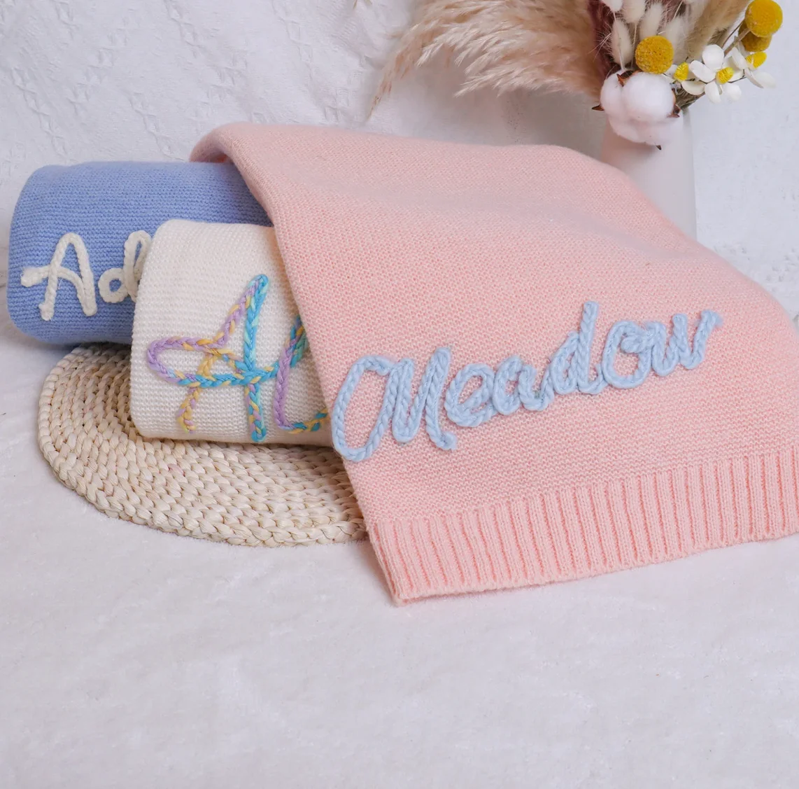 ส่วนบุคคลผ้าห่มเด็กที่กําหนดเอ - Baby Nursery Embroidery บทวิจารณ์และราคา