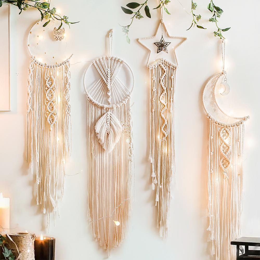 Macrame Dream Catcher Boho Hom - Baby Nursery Modern บทวิจารณ์และราคา