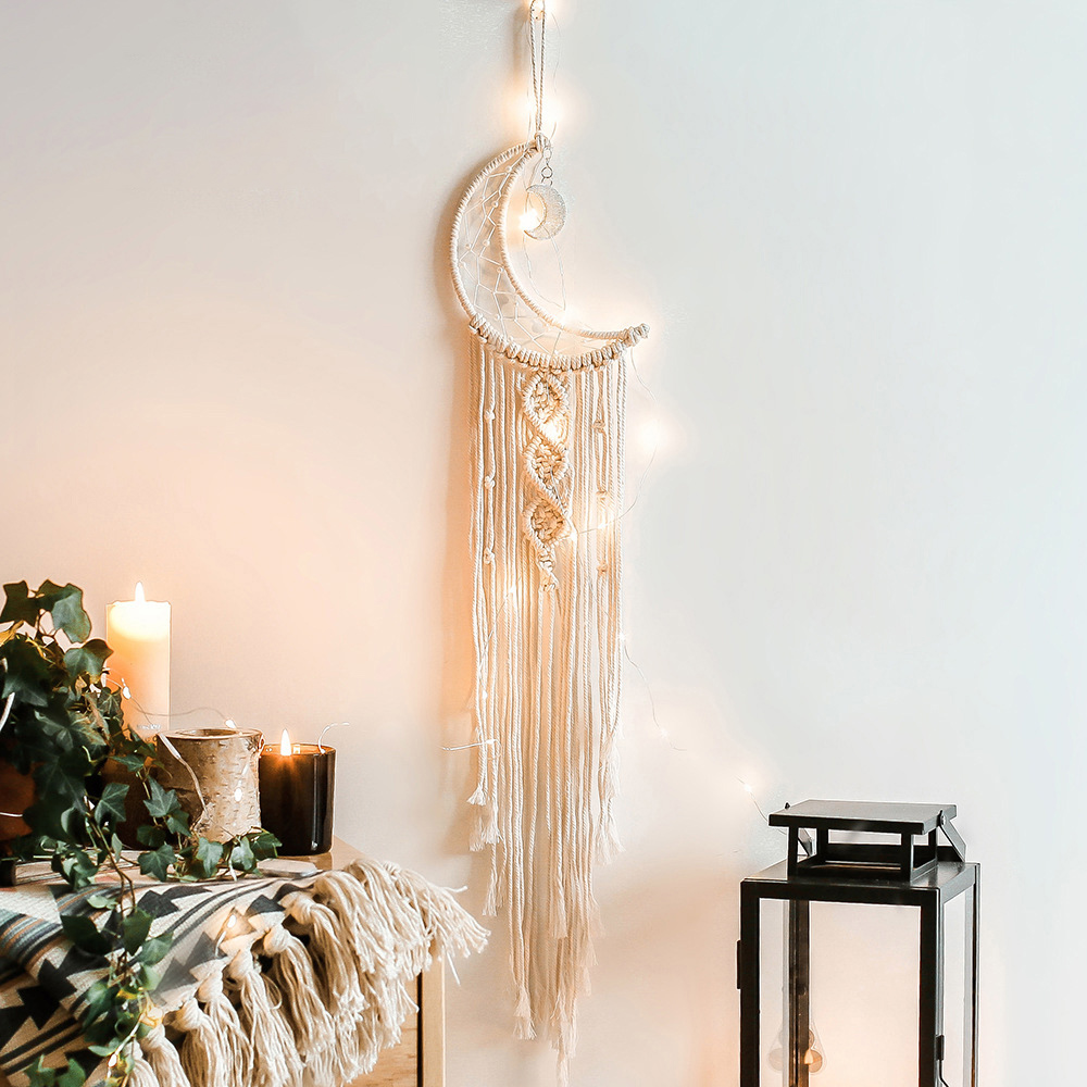 Macrame Dream Catcher Boho Hom - Baby Nursery Modern บทวิจารณ์และราคา