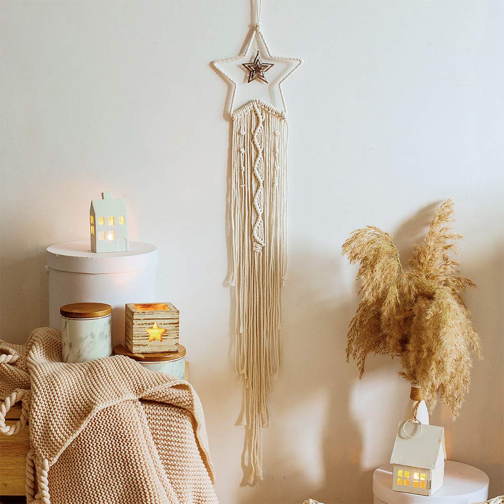Macrame Dream Catcher Boho Hom - Baby Nursery Modern บทวิจารณ์และราคา
