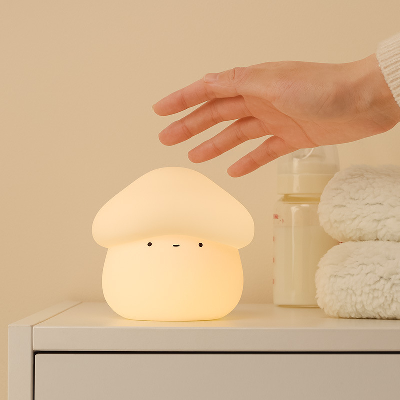 ไฟกลางคืนซิลิโคนรูปเห็ด 1 ชิ้น - Baby Nursery Night Light บทวิจารณ์และราคา
