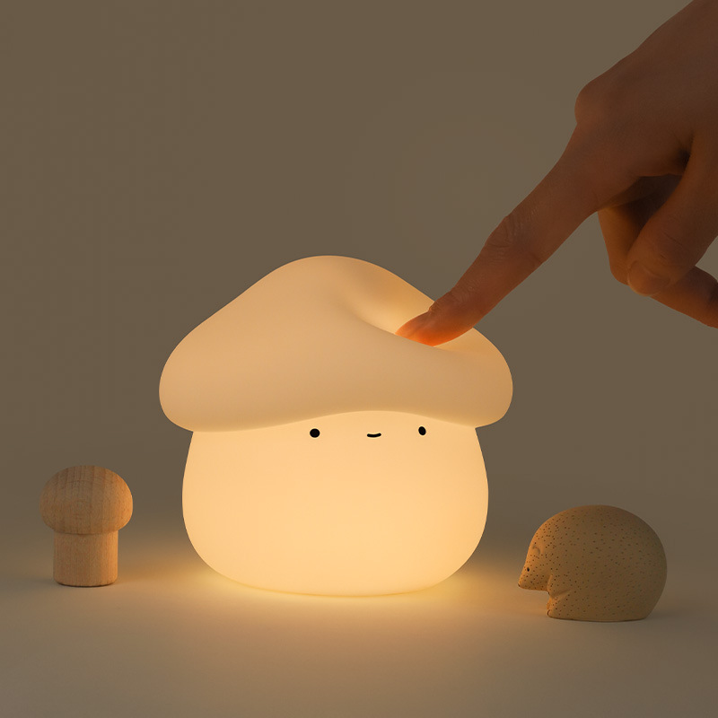 ไฟกลางคืนซิลิโคนรูปเห็ด 1 ชิ้น - Baby Nursery Night Light บทวิจารณ์และราคา