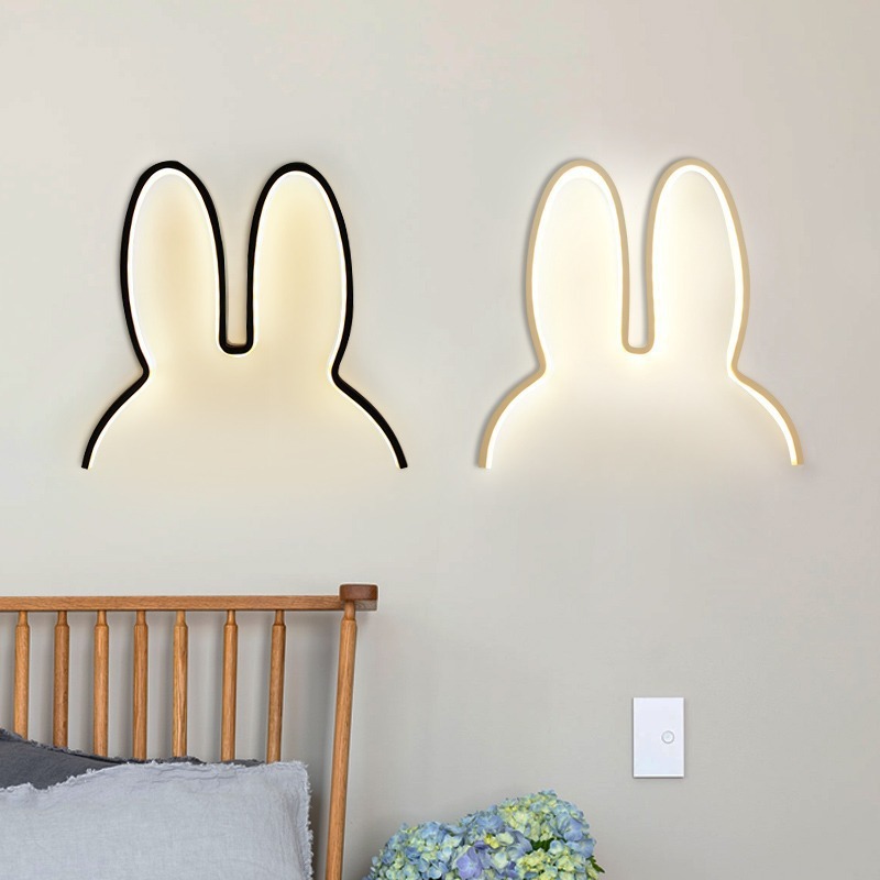 โคมไฟติดผนังรูปกระต่ายน่ารัก ไ - Baby Nursery Night Light บทวิจารณ์และราคา