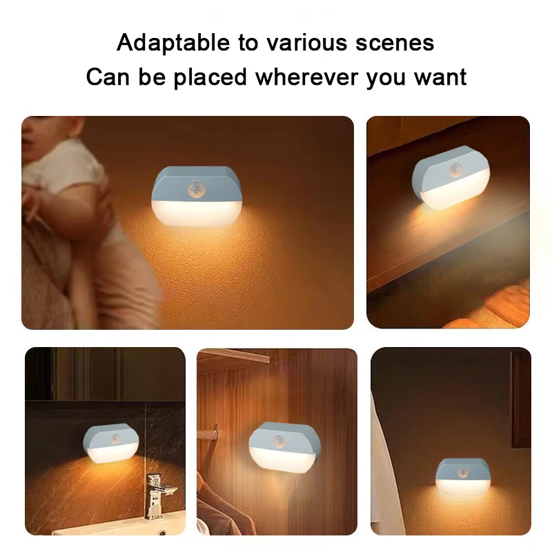 ไฟกลางคืนแบบ LED ตรวจจับความเค - Baby Nursery Night Light บทวิจารณ์และราคา