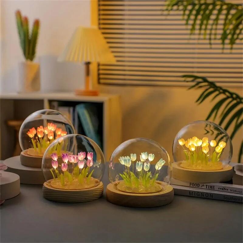 ดอกทิวลิปประดิษฐ์ดอกไม้ Night  - Baby Nursery Night Light บทวิจารณ์และราคา