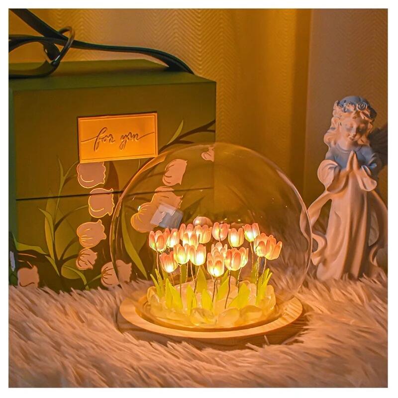 ดอกทิวลิปประดิษฐ์ดอกไม้ Night  - Baby Nursery Night Light บทวิจารณ์และราคา