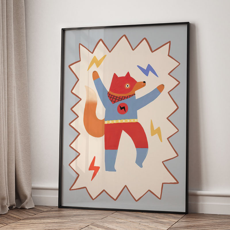 ภาพวาดการ์ตูนตลกๆ สุดเท่ห์ สำห - Baby Nursery Modern บทวิจารณ์และราคา