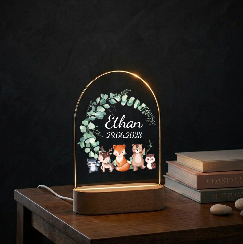ไฟกลางคืนเด็กแบบกำหนดเองได้ พร - Baby Nursery Night Light บทวิจารณ์และราคา
