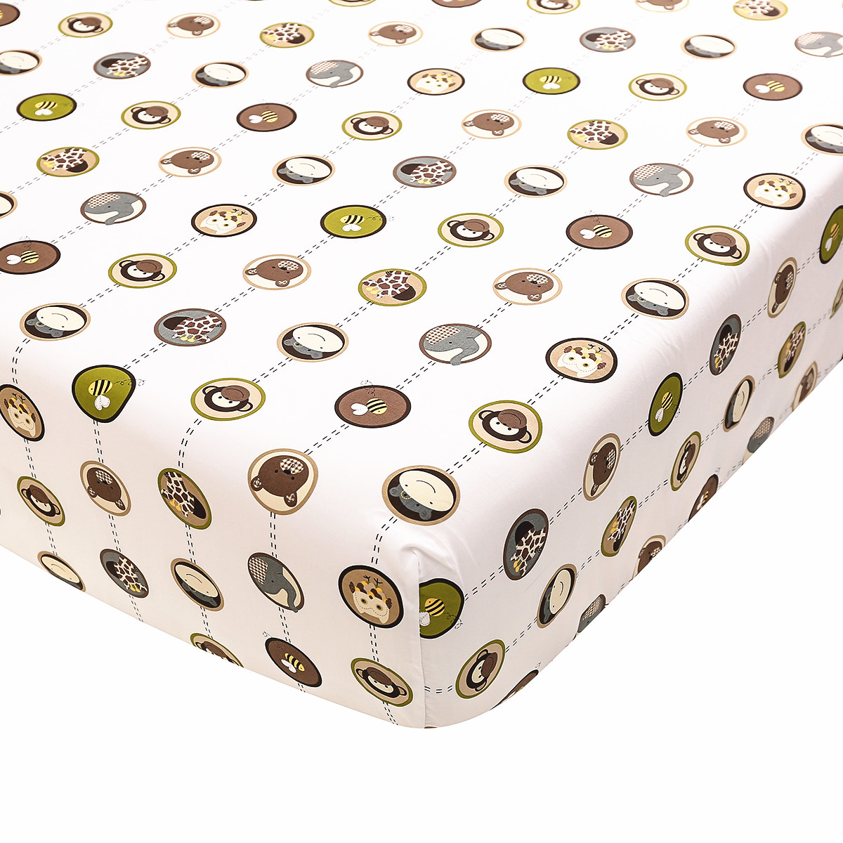 3 ชิ้นปักทารกแรกเกิด Cot ชุดเค - Baby Nursery Jungle Animals บทวิจารณ์และราคา